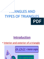 Triangles and Types of Triangles