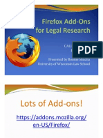 Firefox Add Ons for Legal Research