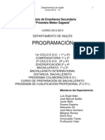 Programacion INGLÉS 2012-2013