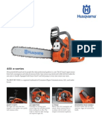 Husqvarna 450 E-Series SPECS