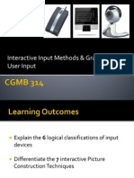 Chapter 7 - Interactive Input Methods and GUI