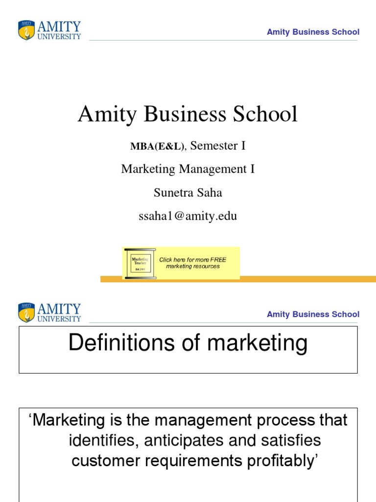 Marketing Module 1 | PDF | Marketing | Strategic Management