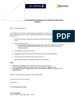 International Baggage Allowances on Separate Domestic Tickets - 03Jul13