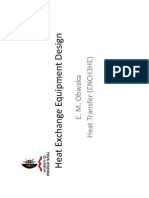 Heat Exchanger Equipment Design 2013