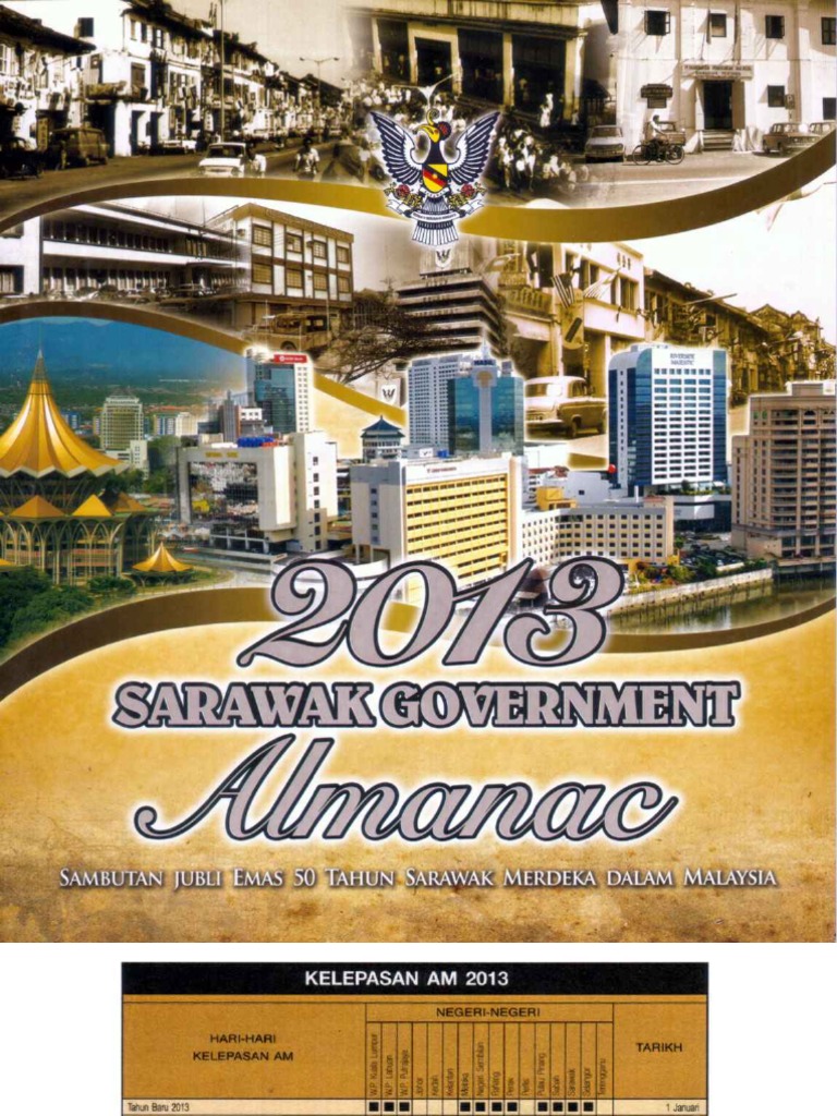 Sarawak Government Almanac 2013 PDF