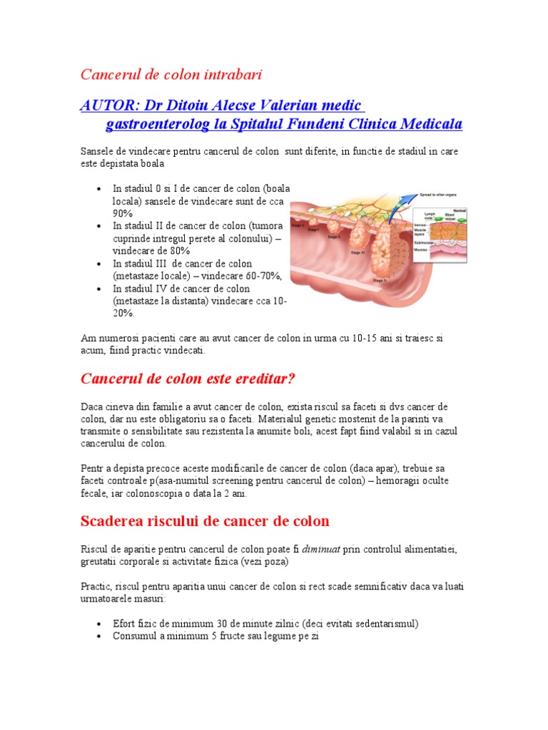 Cancerul de Colon Forum | PDF