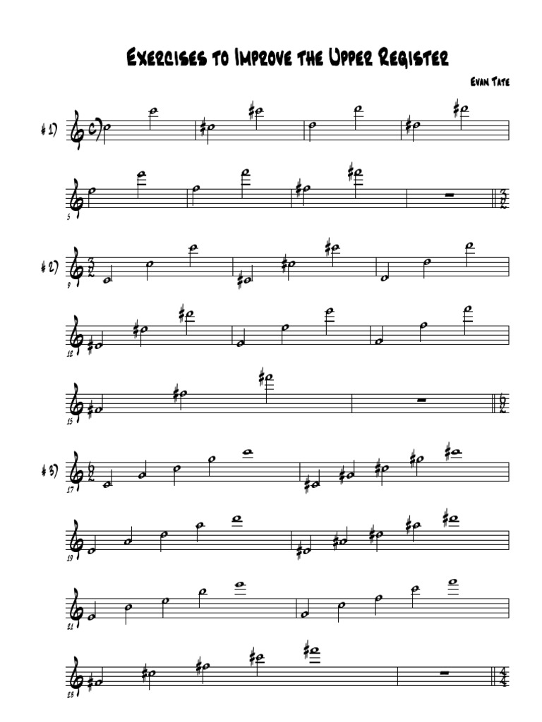 Upper Register | PDF | Teaching Methods & Materials