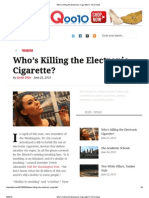 Who’s Killing the Electronic Cigarette_ _ The Ümlaut