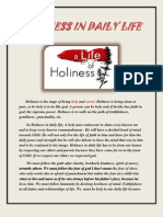 Holiness in Daily Life