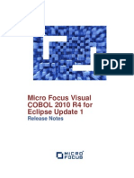 Mfvisualcobol Eclipse r4u1 Release Notes
