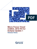 Mfvisualcobol Eclipse R4u1 Release Notes