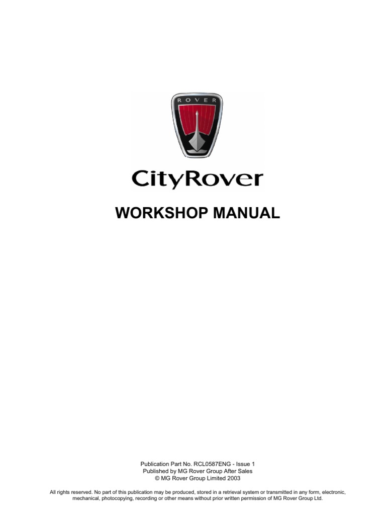Manual De Taller Rover 75 Espanol