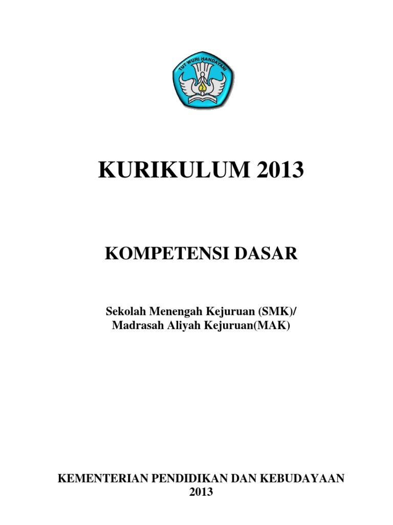 Ki Kd Kurikulum Smk 2013
