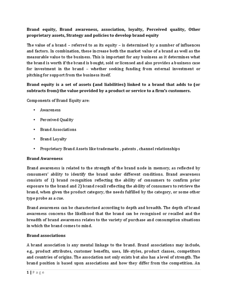 Fashion Brand Management Notes | PDF | Brand | Behavior