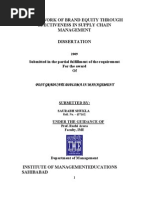 Download brand equity through supply chain by Helpdesk SN16273912 doc pdf