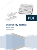 Ship Stability Booklets - Simpson's Rules