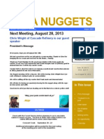 Nupa August 2013 Newsletter