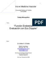 Funcion Endotelial Evaluacion Eco Doppler