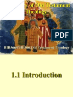 1.0 History of Old Testament Theology