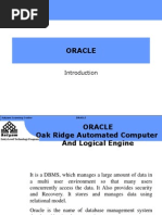 Oracle: Entry Level Technology Program