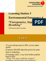 Learning Station 3 Environmental Emergency 4 "Unresponsive, Stopped