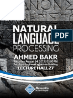 Alexandria ACM SC - Introduction To Natural Language Processing