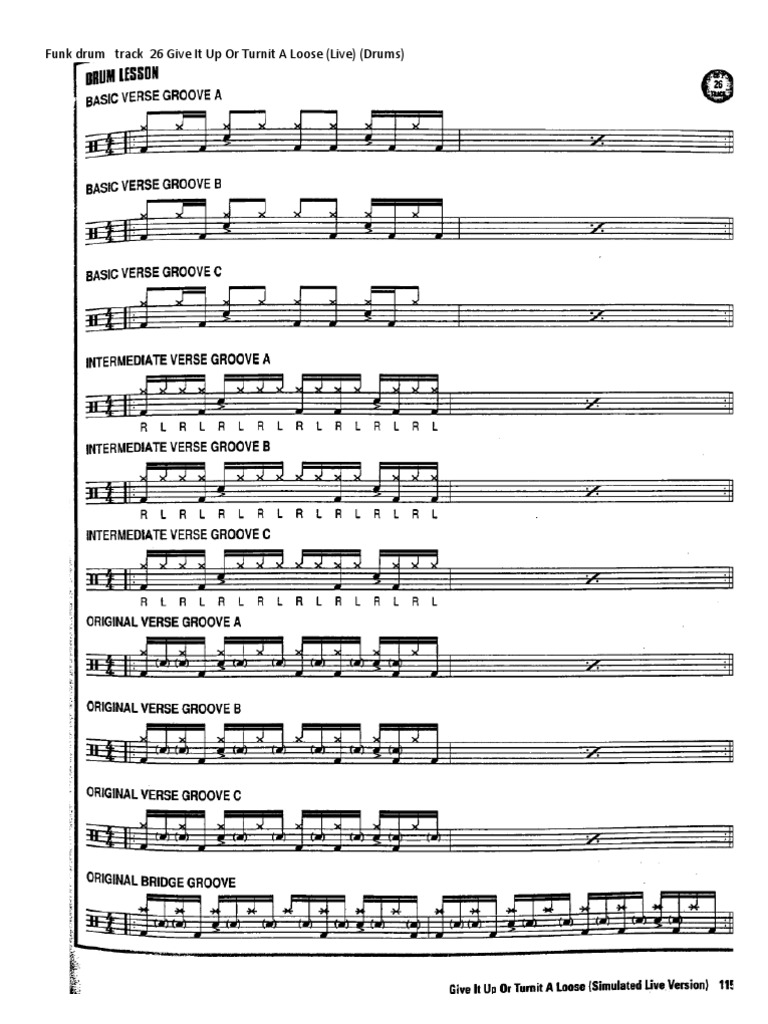 Funk Drum Track | PDF