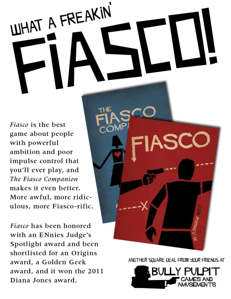 Fiasco Poster | PDF