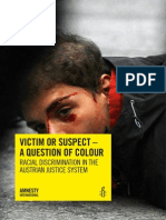 Victim or Suspect - A Question of Colour