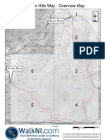 Antrim Hills Way Overview Map