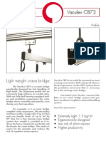 Vaculex CB73 Product Info: Light Weight Crane Bridge