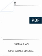 Kontron Sigma 1 - Usermanual