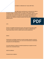 2 - Programa Comunitario para El Empleo y La Solidaridad Social