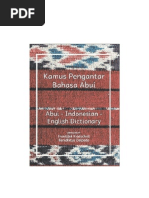 Abui Indonesian English Dictionary | PDF | Seni & Disiplin Bahasa