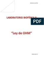 Lab Biofísica Ley de Ohm