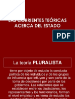 LAS CORRIENTES TEÃ“RICAS ACERCA DEL ESTADO