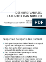 Download Deskripsi Variabel Kategorik Dan Numerik1 by Wenny Wijaya SN162851435 doc pdf