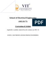 BTech (EEE) Curriculum for AY2012-13