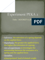 Experiment PEKA 2