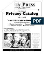 Eden Press Privacy Catalog