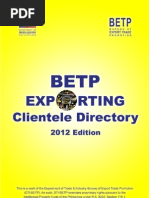 Download Betp Exporting Clientele Directory 2012 by Mbamali Chukwunenye SN162870972 doc pdf