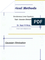 Numerical Methods: Dr. Nasir M Mirza