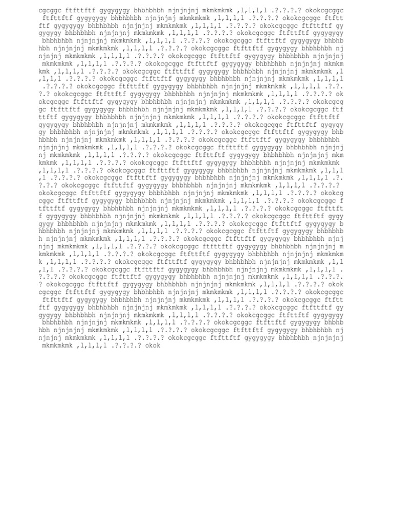 Nonsensical Text Document | PDF