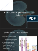 Lecture Presentation - Fluid, Electrolyte and Acid Base Balance