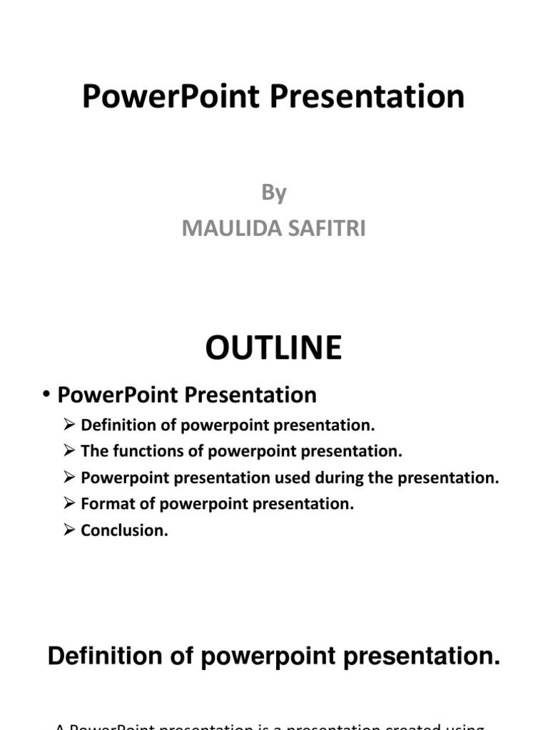 Understanding PowerPoint Presentations | PDF | Microsoft Power Point ...