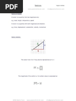 Download Vectors shape  space revision notes from GCSE Maths Tutor by gcsemathstutor SN16289808 doc pdf