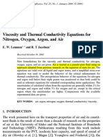 Lemmon,E.W. 04 Viscosity and Thermal Conductivity Equations for Nitrogen, Oxygen, Argon, And Air