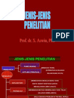 Jenis-Jenis Penelitian