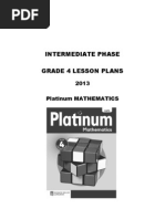 Download Platinum Mathematics Grade 4 Lesson Plans by Mpho Sekotlong SN162907790 doc pdf