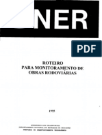 Roteiro para Monitoramento de Obras Rodoviárias - 1995